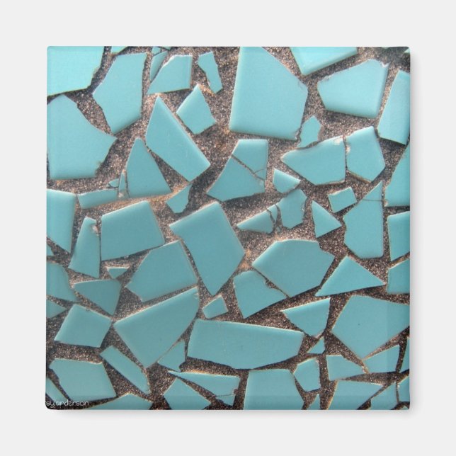 Blue Tile Magnet (Vorne)