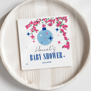 Blue Tile Santorini Griechisch/Spanische Babydusch Serviette