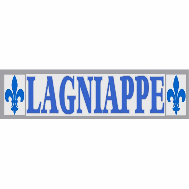 Blue Tiles Lagniappe Freistehende Fotoskulptur (Vorne)