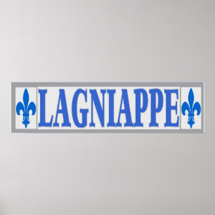Blue Tiles Lagniappe Poster