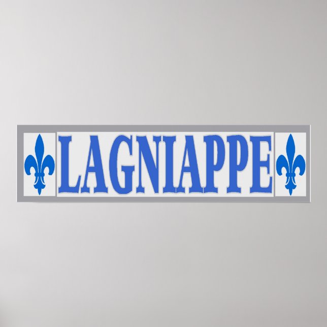 Blue Tiles Lagniappe Poster (Vorne)