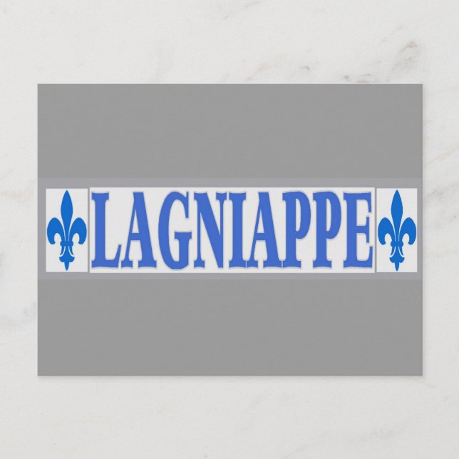 Blue Tiles Lagniappe Postkarte (Vorderseite)