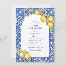Blue Tiles Wedding Lemons