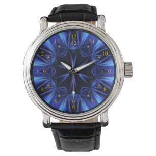 Blue Time Warp V1 ~ Time Machine ~ Watch Armbanduhr