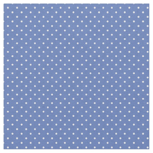 Blue Tiny Dots Stoff (Nahaufnahme)