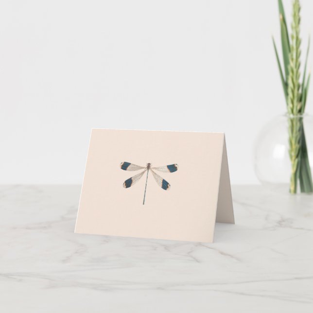 BLUE-TIPPED DRAGONFLY ALL-OCCASION/BLANK CARD DANKESKARTE (Vorderseite)