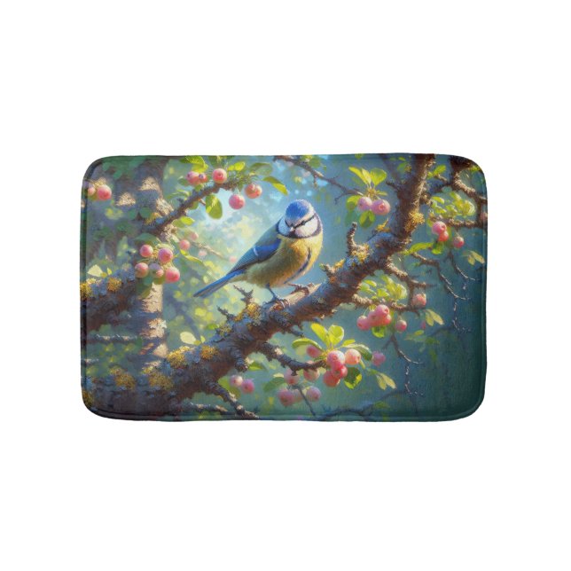 Blue Tit 1 Badematte (Vorderseite)