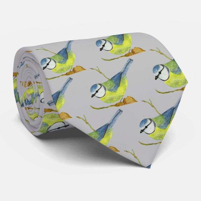 Blue Tit Krawatte (Gerollt)