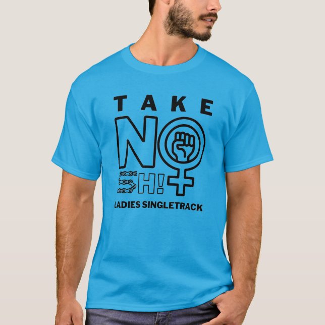 Blue TNS Unisex Anti-Bro Culture Short Sleeve T-Shirt (Vorderseite)