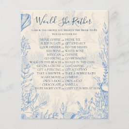 Blue Toile würde eher Brautparty spielen