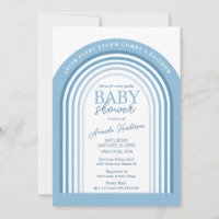 Blue Tone Boy Rainbow Baby Dusche
