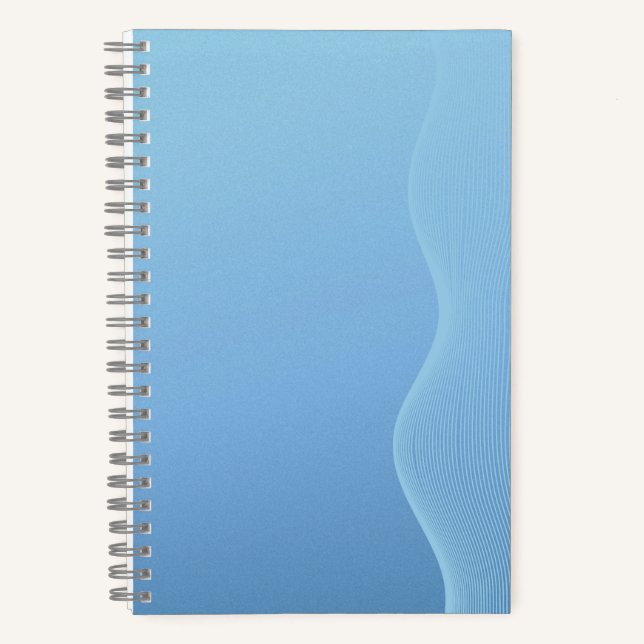 Blue Tone Notebook with Accents Notizbuch (Vorderseite)