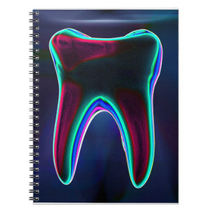Blue Tooth Dentist Orthodontist Notebook Notizblock