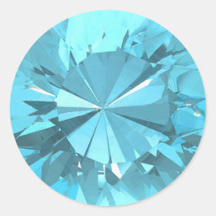 Blue Topaz 3 Aufkleber