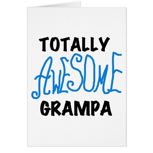Blue Total Phantastisch Grampa T - Shirt und Gesch (Vorne)