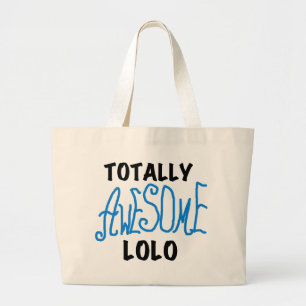 Blue Total Phantastisch Lolo T - Shirt und Geschen Jumbo Stoffbeutel