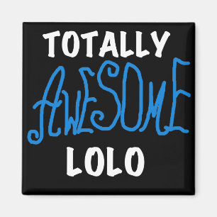 Blue Total Phantastisch Lolo T - Shirt und Geschen Magnet