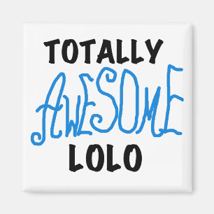 Blue Total Phantastisch Lolo T - Shirt und Geschen Magnet