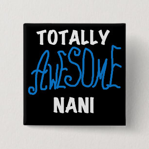 Blue Total Phantastisch Nani T - Shirt und Geschen Button