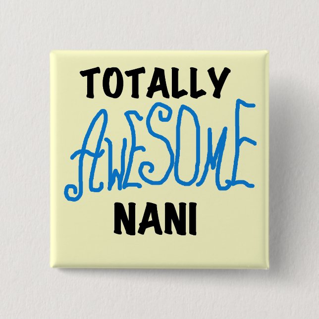 Blue Total Phantastisch Nani T - Shirt und Geschen Button (Vorderseite)