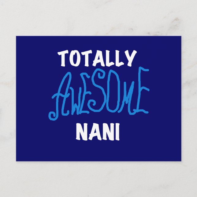 Blue Total Phantastisch Nani T - Shirt und Geschen Postkarte (Vorderseite)