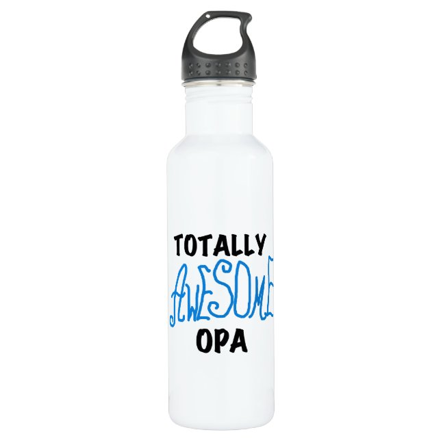 Blue Total Phantastisch Opa T - Shirt und Edelstahlflasche (Vorderseite)