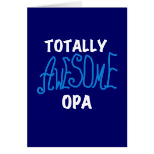 Blue Total Phantastisch Opa T - Shirt und Geschenk