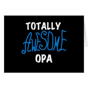 Blue Total Phantastisch Opa T - Shirt und Geschenk