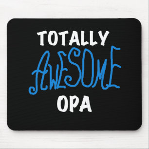 Blue Total Phantastisch Opa T - Shirt und Geschenk Mousepad