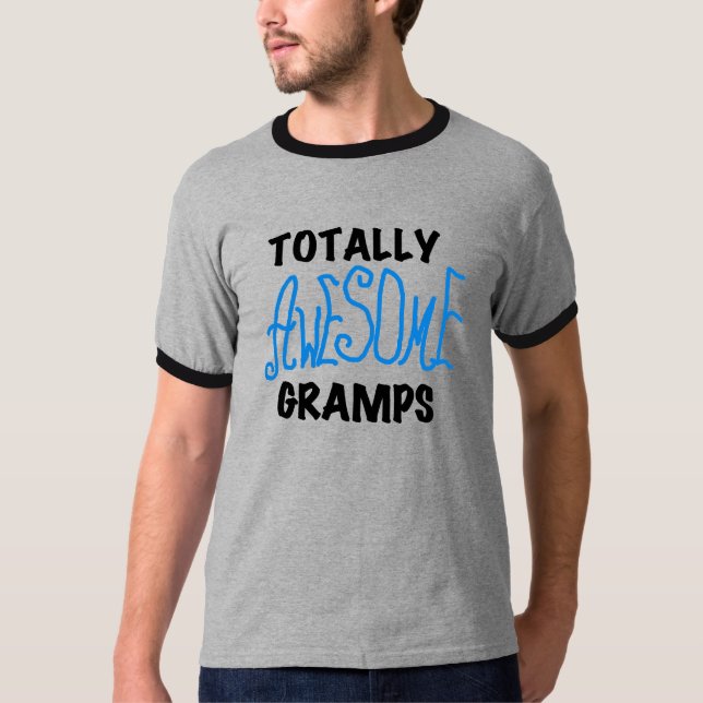 Blue Totally Phantastisch Gramps T - Shirt und Ges (Vorderseite)