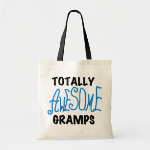 Blue Totally Phantastisch Gramps T - Shirt und Ges Tragetasche