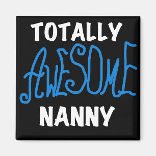 Blue Totally Phantastische T - Shirt und Geschenke Magnet
