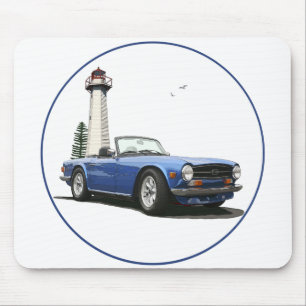 Blue TR6 Mousepad