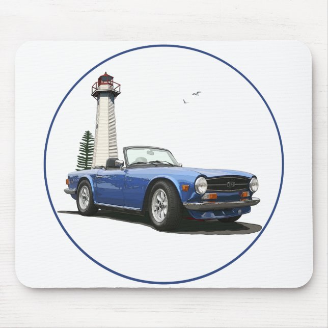 Blue TR6 Mousepad (Vorne)