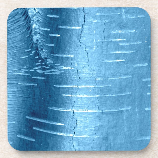 Blue Tree Bark Getränkeuntersetzer (Vorderseite)