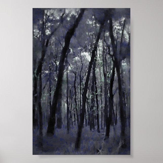 Blue Trees Poster (Vorne)
