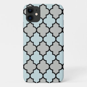 Blue Trellis, Quatrefoil, Moroccan Lattice Case-Mate iPhone Hülle