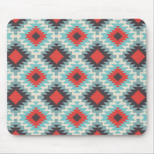 Blue Tribal Abstrakt Mousepad