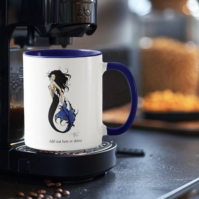Blue Tribal Mermaid Tasse (Von Creator hochgeladen)