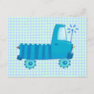 Blue Truck Postkarte