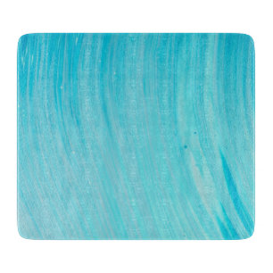 Blue Tube Wave Cooles Aquamarines Wasser Schneidebrett