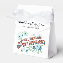 Blue Türkise Green Blume Dragon Baby Dusche Geschenkschachtel