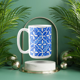 Blue Tuscan Tile Style Tasse