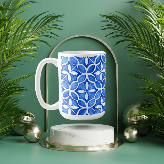 Blue Tuscan Tile Style Tasse (Von Creator hochgeladen)