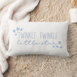 Blue "Twinkle Twinkle Little Star" Baby Kinderzimm Lendenkissen