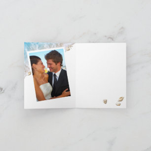 Blue Two Less Fish in Sea Foto Danke Karte