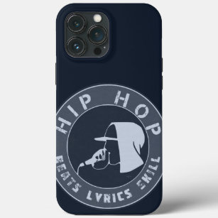Blue Typ in Hoodie Rapping auf dem Mic Case-Mate iPhone Hülle
