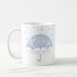 Blue Umbrella Sprinkle Baby Dusche Kaffeetasse