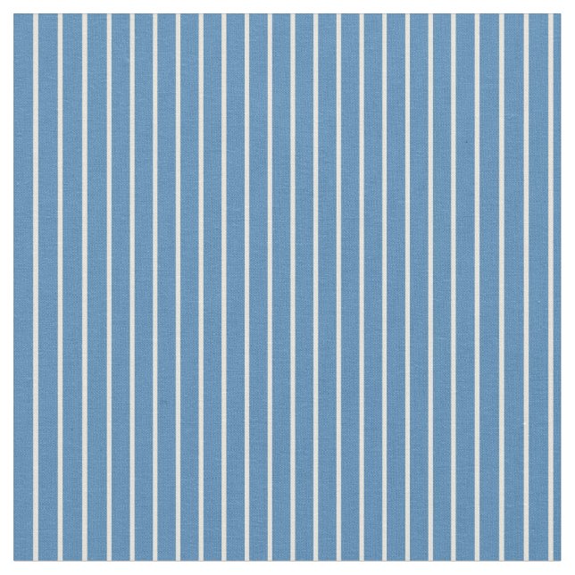 Blue und Beige Lines Stoff (Nahaufnahme)