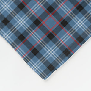 Blue und Black Kariert Fitzgerald Tartan Fleecedecke